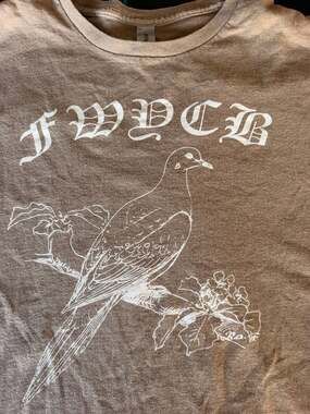 FWYCB Dove Graphic T-Shirt Brown